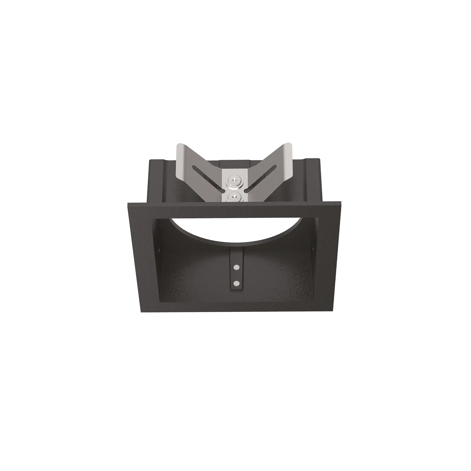 BENTO CORNICE QUADRATA SINGOLA NERO