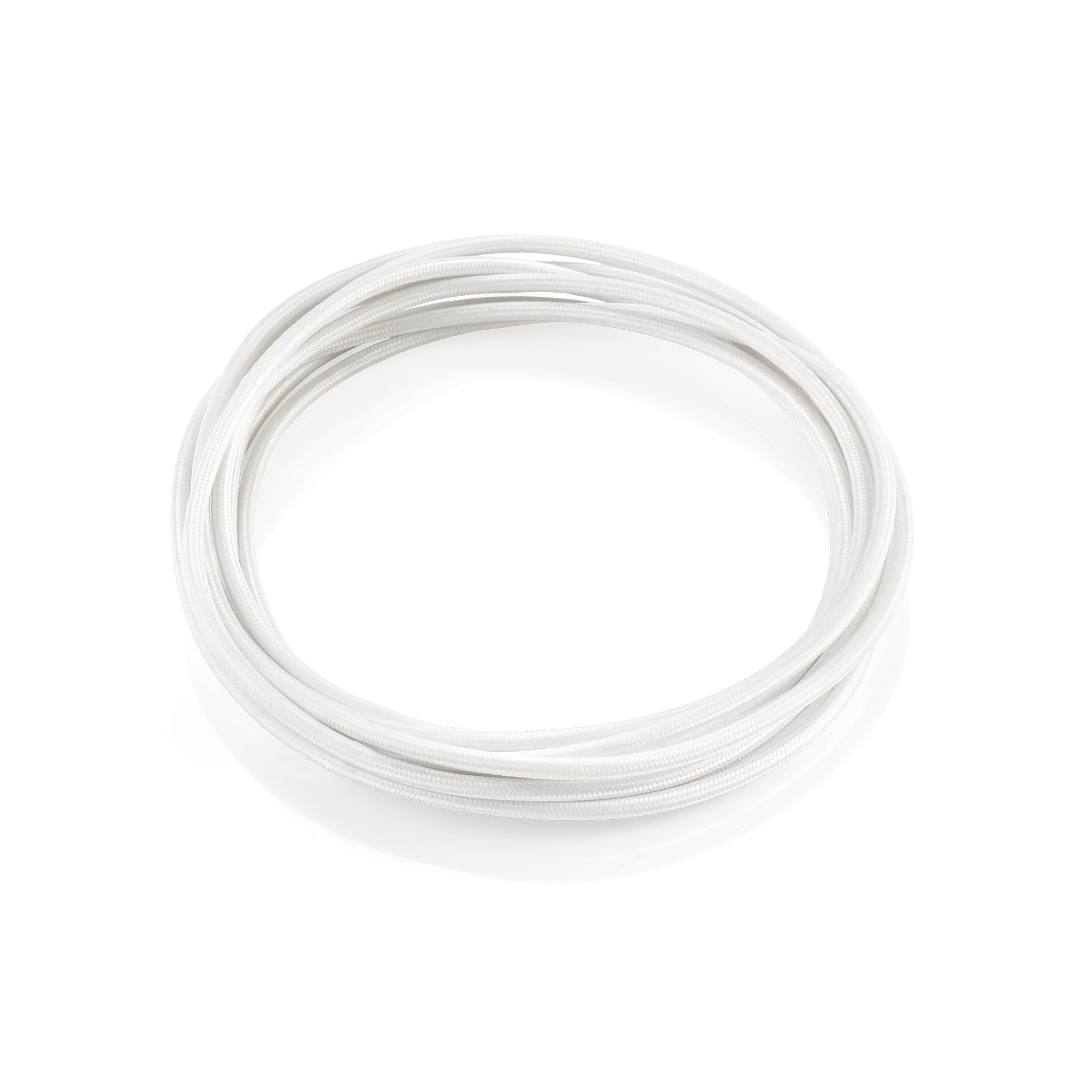 CAVO TESSUTO 10M BIANCO