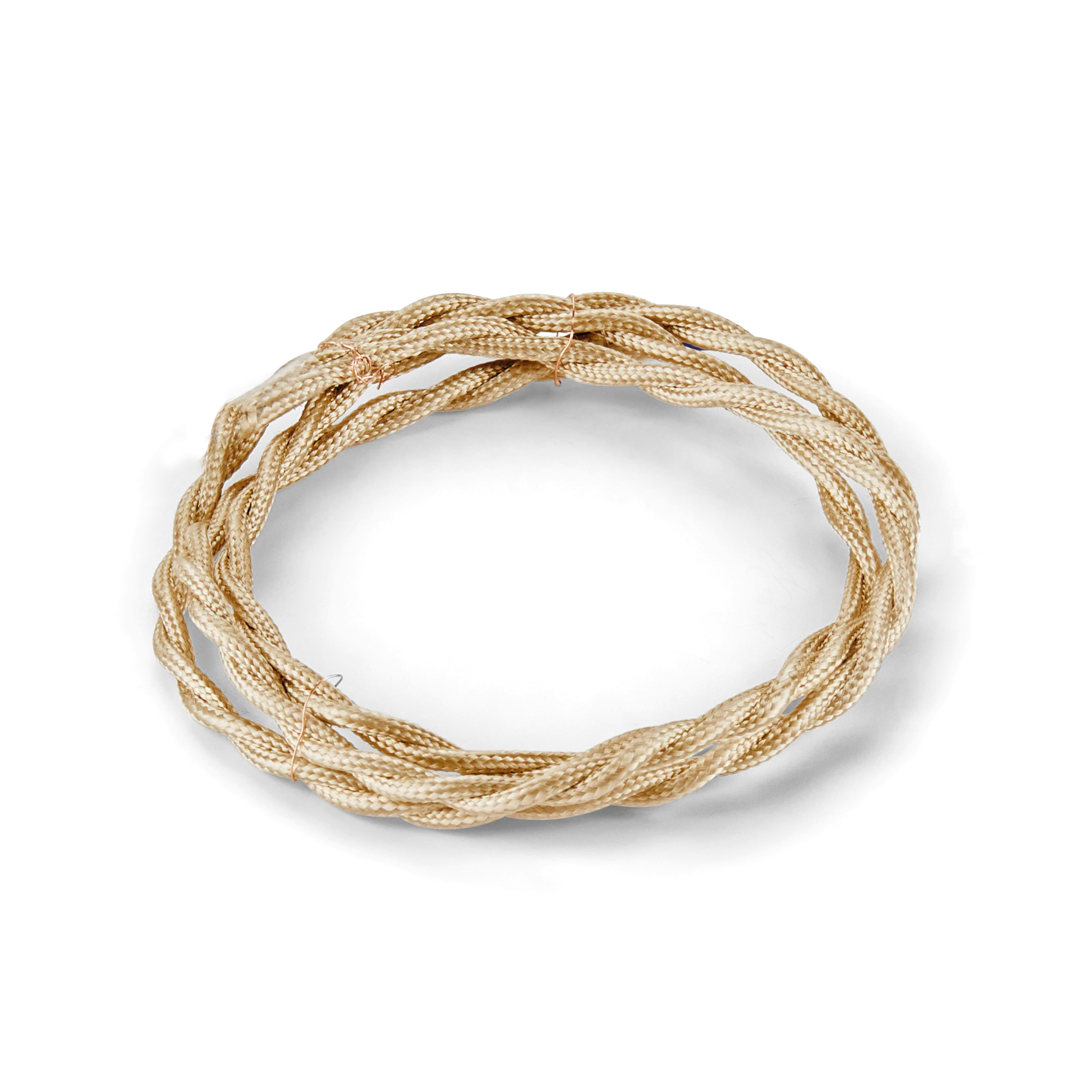 CAVO TESSUTO INTRECCIATO 10M OTTONE