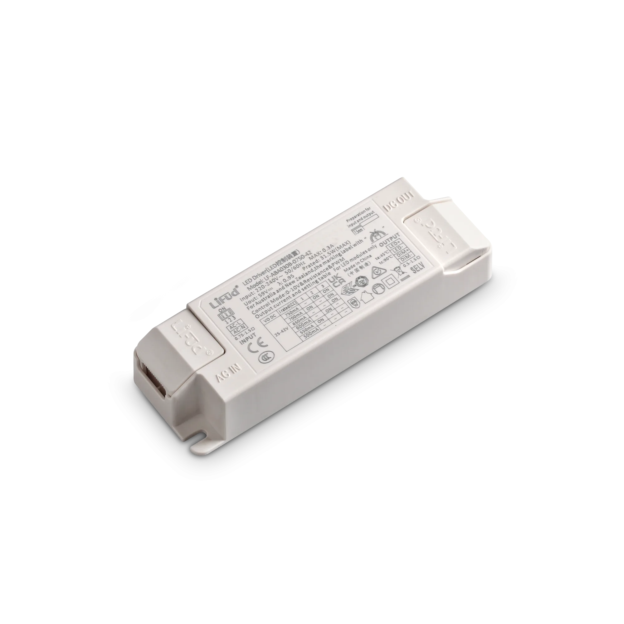 LED PANEL ALIMENTATORE 1-10V 31W 750mA