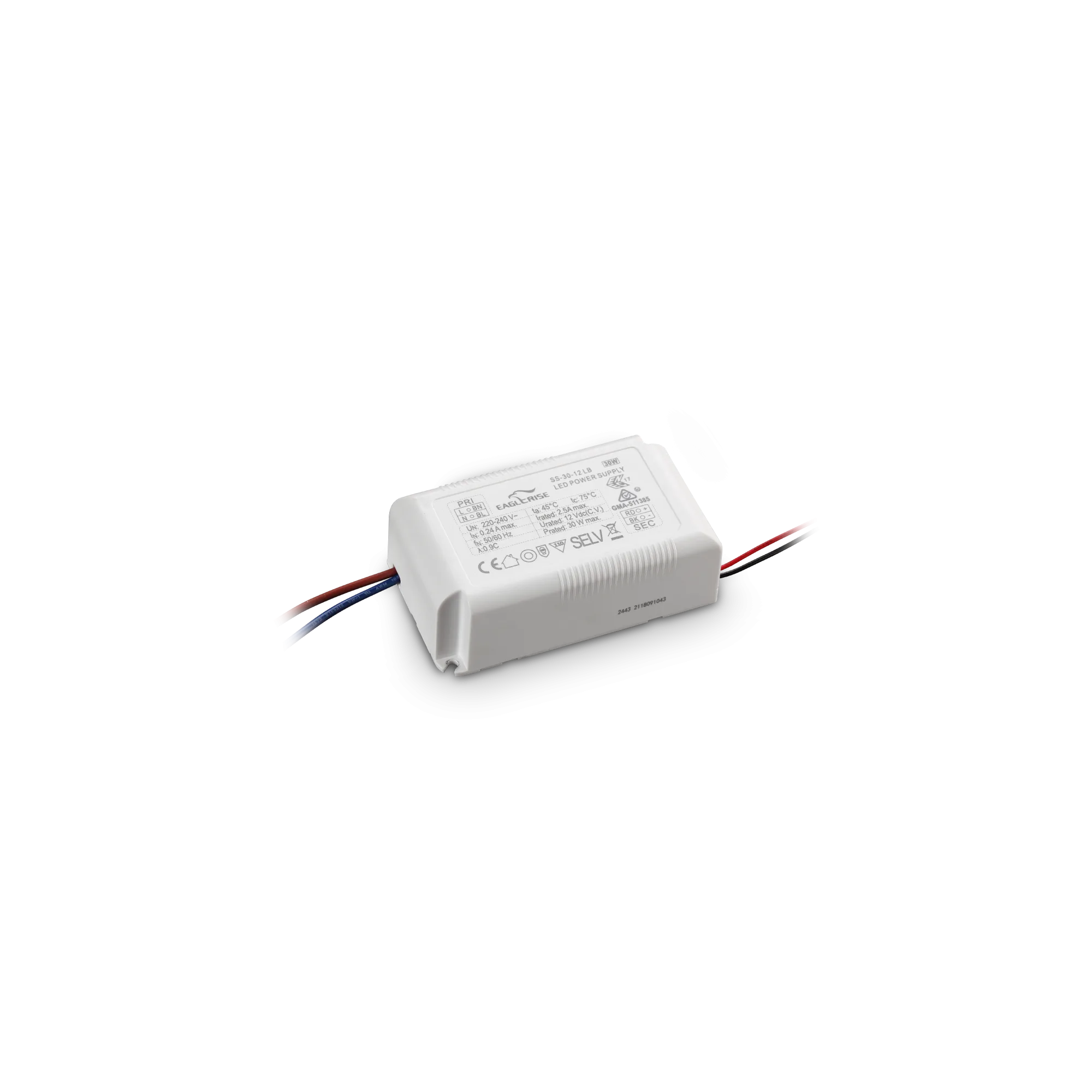 MAPA/POST-IT ALIMENTATORE ON-OFF 30W 12Vdc