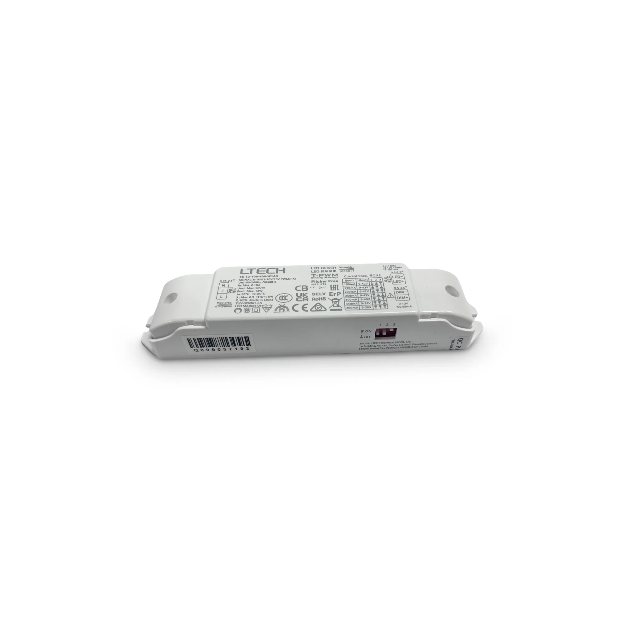 NOVA ALIMENTATORE 1-10V 06W 150mA
