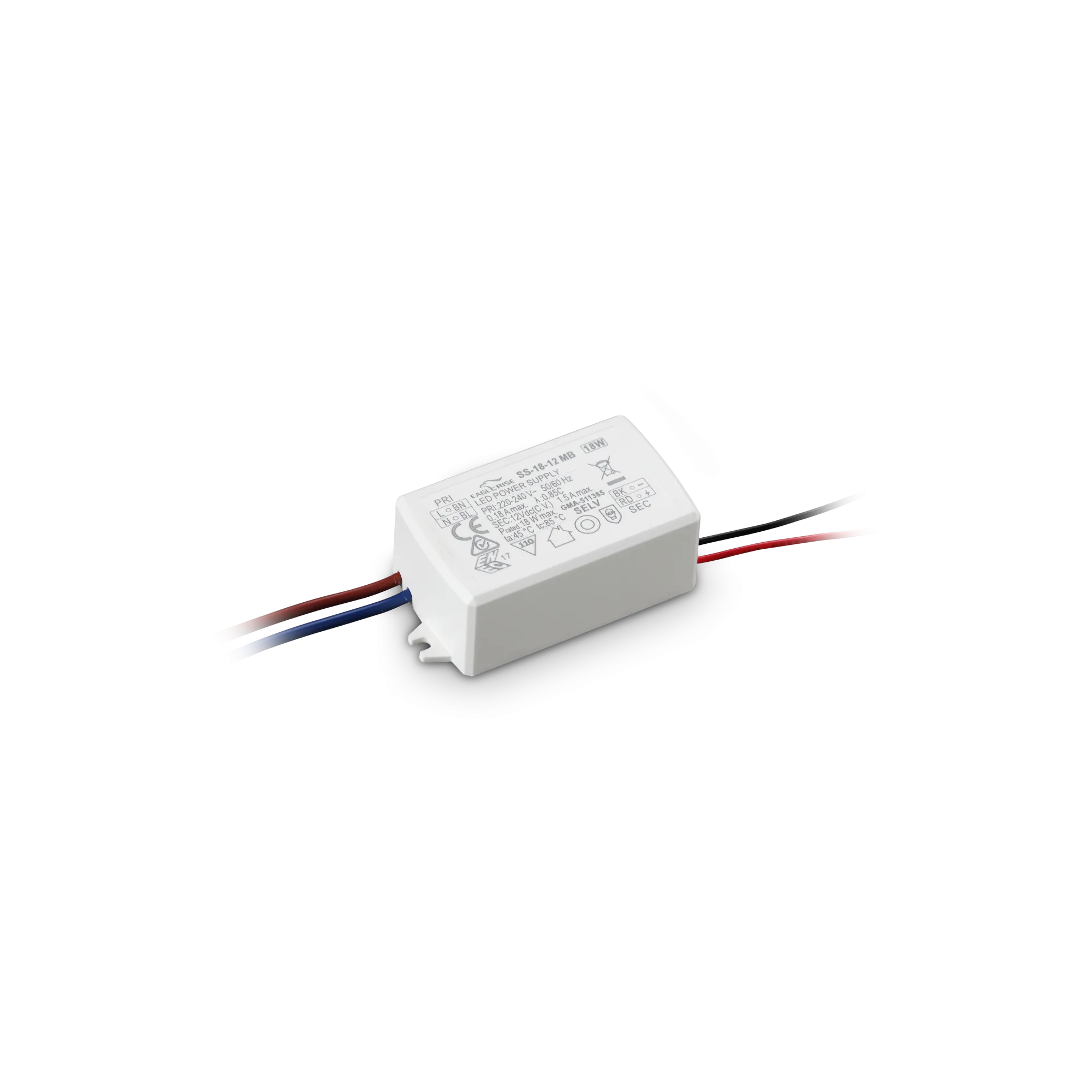MAPA/POST-IT ALIMENTATORE ON-OFF 18W 12Vdc