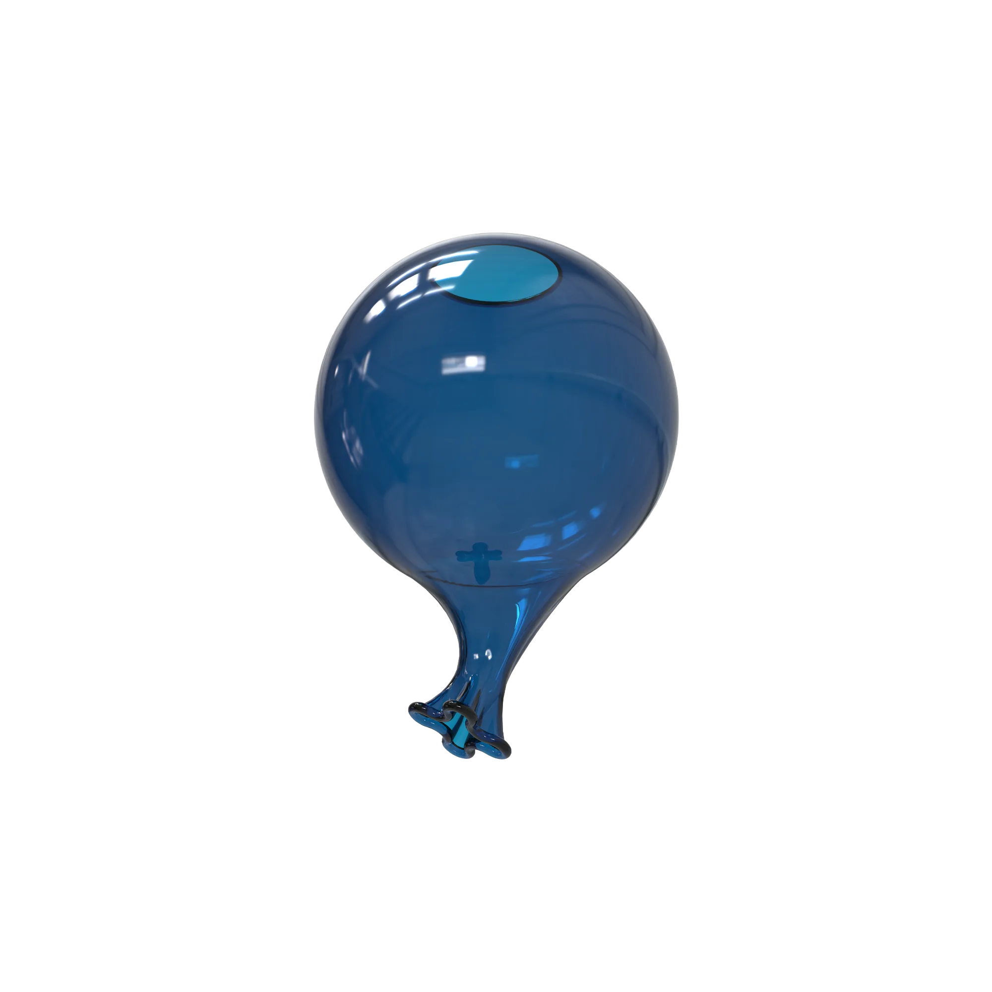 CLOWN VETRO BLU
